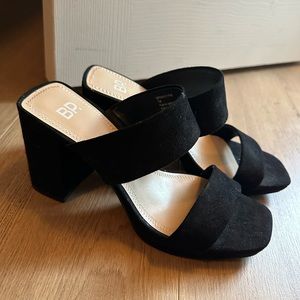 BP black heels size 7 never worn